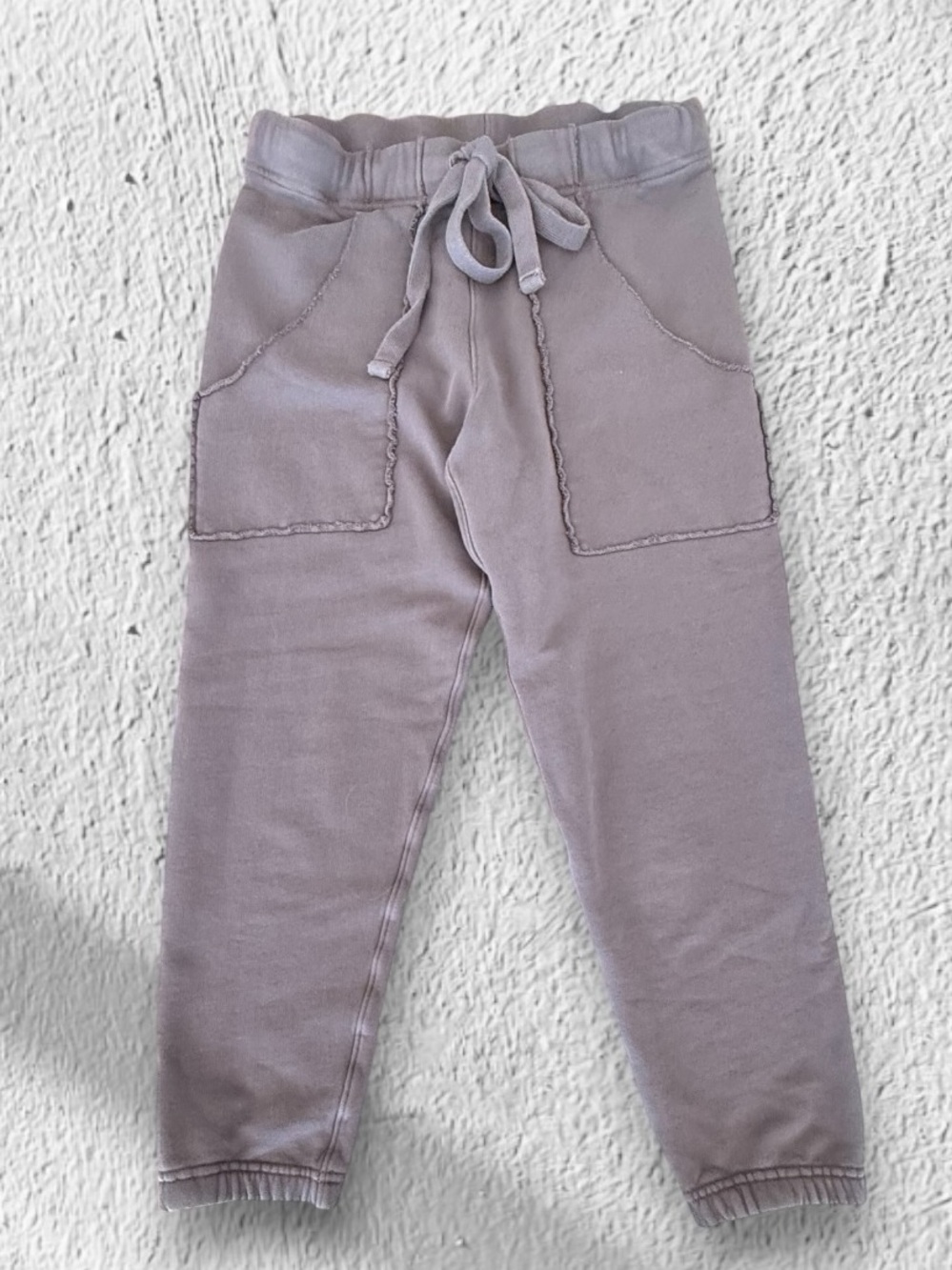 Frank & Eileen Eamon Jogger Sweatpant Elephant Gray Cotton Triple Fleece XS